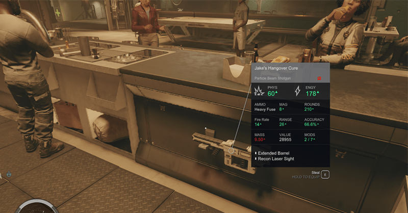 Starfield - Loot Behind the Counter at Jake