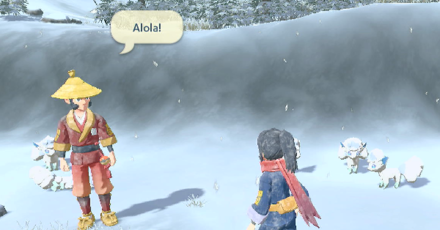 Pokemon PLA - Alolan Vulpix NPC