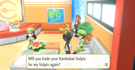 Pokemon LGPE - Alolan Vulpix Picnic NPC