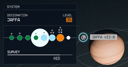Starfield - Jaffa VII-b Planet Location