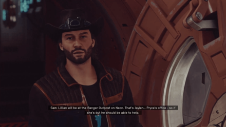 Starfield - Talk to Sam Coe