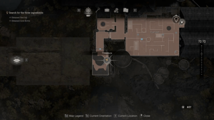 RE4 Remake Separate Ways - 2nd Red Beryl Map Location