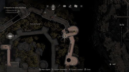 RE4 Remake Separate Ways - 2nd Yellow Diamond Map Location