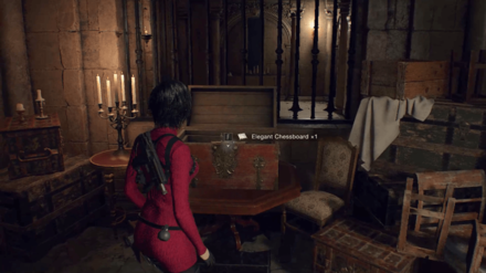 RE4 Remake Separate Ways - Elegant Chessboard In-game Location