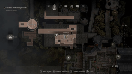 RE4 Remake Separate Ways - Vintage Compass Map Location