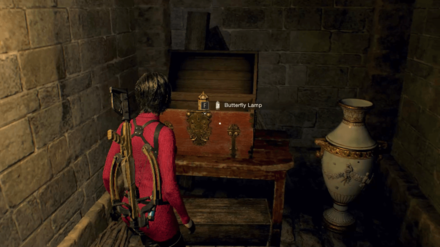 RE4 Remake Separate Ways - Butterfly Lamp In-game Location