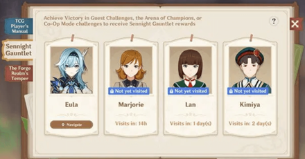 Genshin - Sennight Gauntlet in Version 4.1