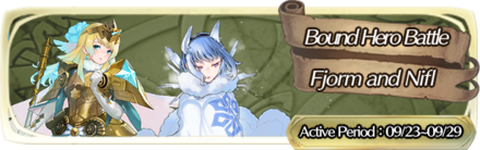 Fjorm and Nifl Bound Hero Battle Banner Fire Emblem Heroes FEH