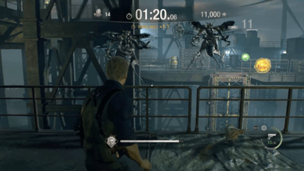 RE4 Remake Mercenaries - Docks Insect Type Enemies