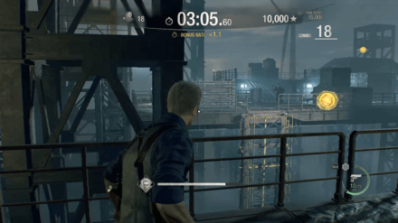 RE4 Remake Mercenaries - Docks Yellow Orbs