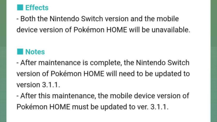 Pokemon Home Maintenance