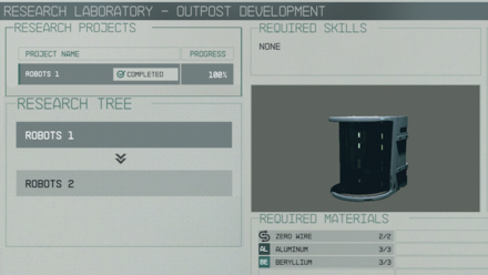 Starfield - Finish the Robots Research Project to Start Constructing Robots