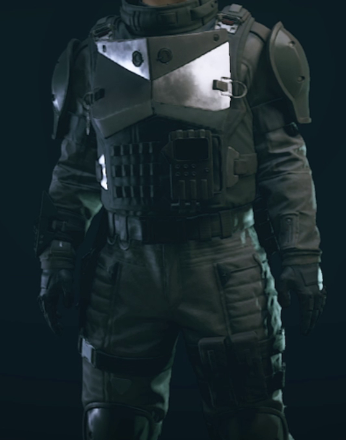 Starfield Neon Security Uniform ID