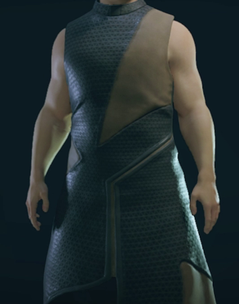 Starfield Navy Tan Dress ID