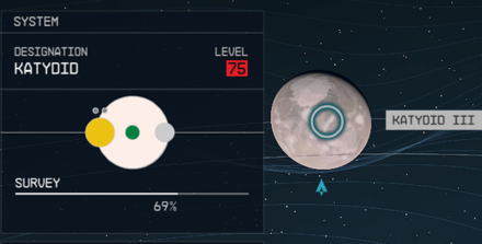Starfield - Katydid III Planet Location