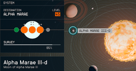 Starfield - Alpha Marae III-d Planet Location