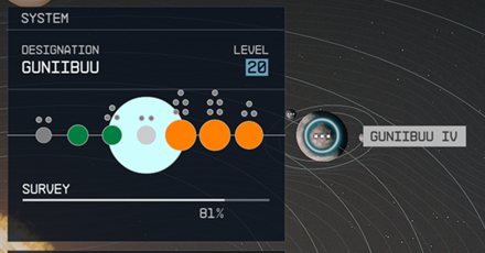 Starfield - Guniibuu IV Planet Location