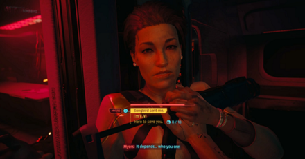 Cyberpunk - rescuing Myers