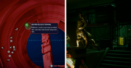 Cyberpunk 2077 - EBM Petrochem Stadium Data Terminal Location