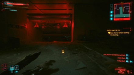 Cyberpunk 2077 - Reach the Building While Avoiding the Patrols