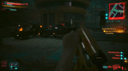 Cyberpunk 2077 - Step Out of the BARGHEST Car and Fight Enemies