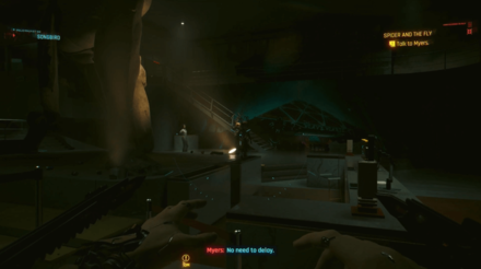 Cyberpunk 2077 - Take the Elevator and Leave the Parking Lot