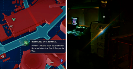 Cyberpunk 2077 - Barghest Stronghold Data Terminal Location