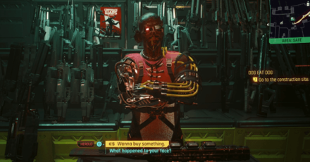 Cyberpunk 2077 Phantom Liberty - Black Market Vendor Herold Preview