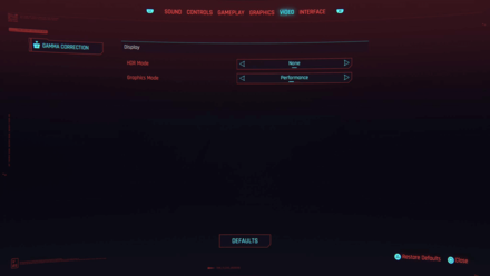 Cyberpunk 2077: Phantom Liberty - Open the Video Tab in the Settings Menu