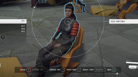 Starfield - Use the Social Prompt from the Hand Scanner