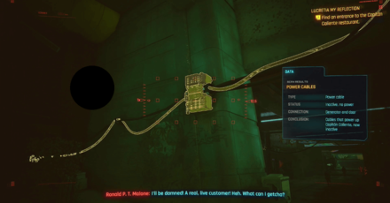 Cyberpunk Phantom Liberty - Scan the Power Cable