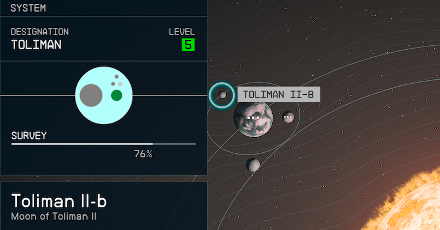 Starfield - Toliman II-b Planet Location