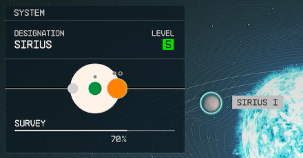 Starfield - Sirius I Planet Location
