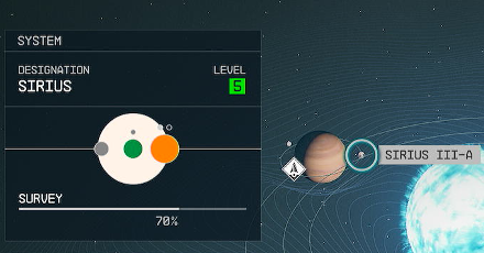 Starfield - Sirius III-a Planet Location
