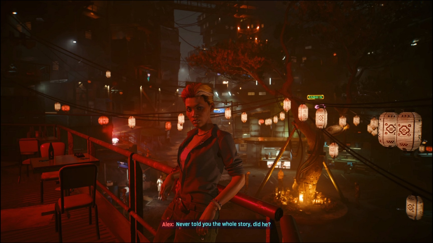 Cyberpunk - talking to Alex