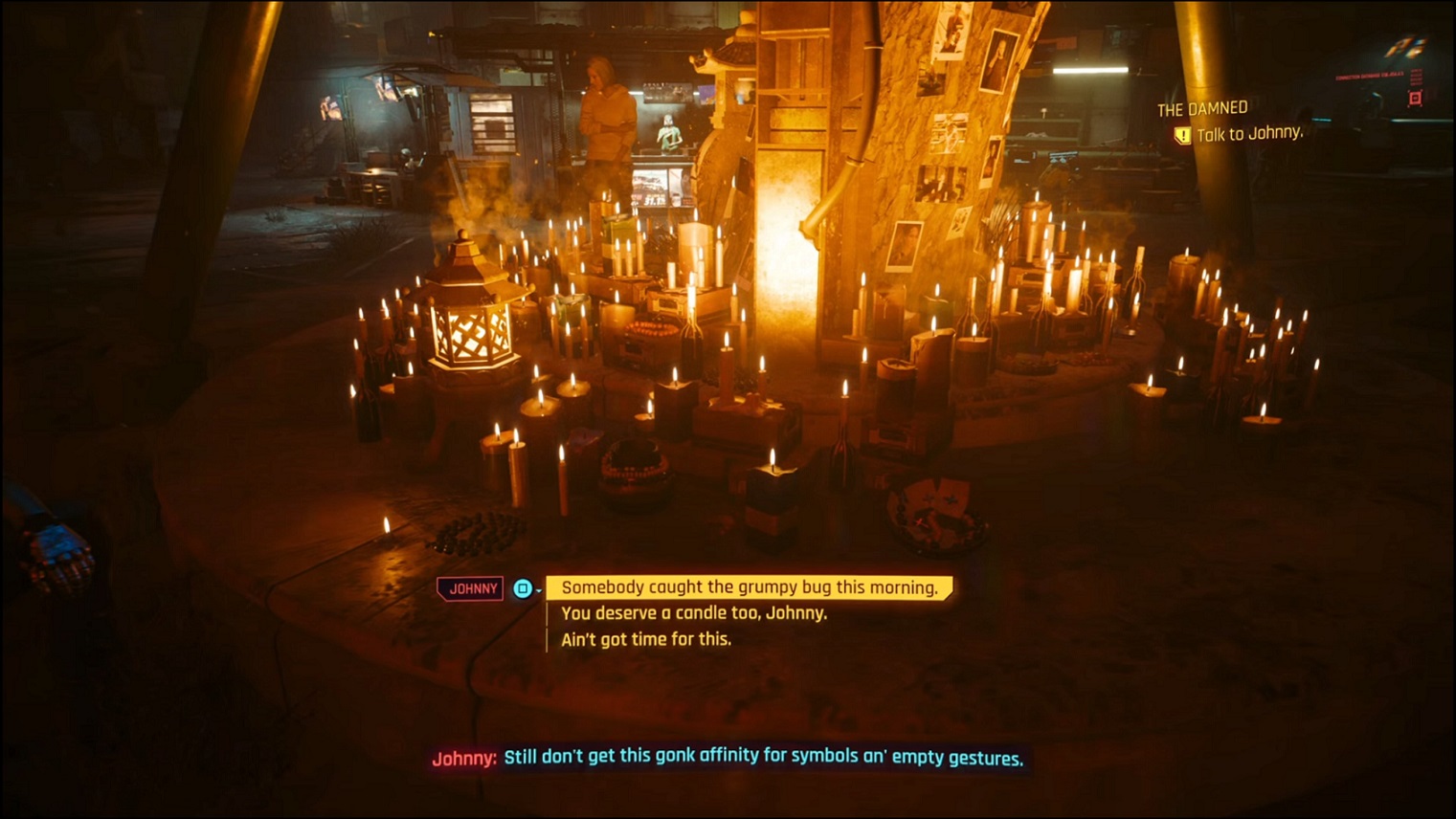 Cyberpunk - talking to Johnny