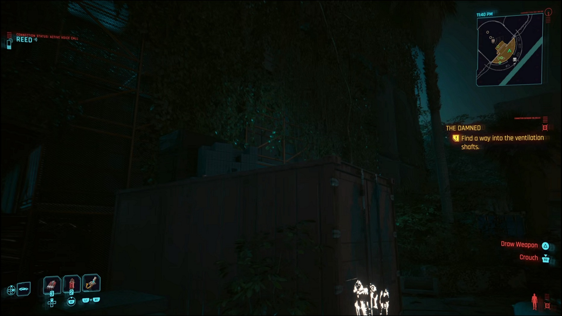 Cyberpunk - shaft location