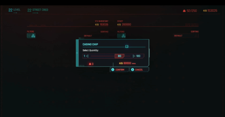 Cyberpunk Phantom Liberty - Buy Casino Chips