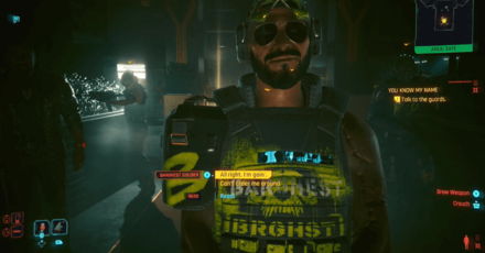 Cyberpunk Phantom Liberty - Talk to the Guards