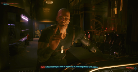 Cyberpunk Phantom Liberty - Kurt Confronts You