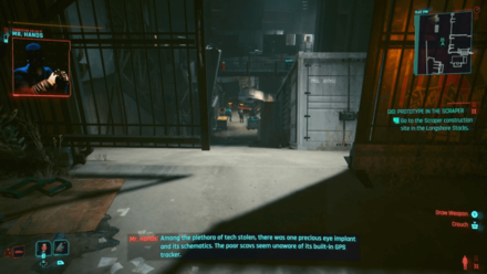 Cyberpunk 2077 - Go to the Scraper construction site