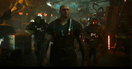 Cyberpunk Phantom Liberty - Kurt With Barghest Soldiers