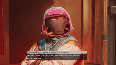 Starfield - Persuade or Attack Warlord