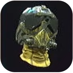 Helmet with Broken Clasp