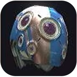 Rusty Netrunner Helmet