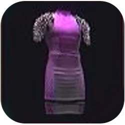 Cashmere Dress with Welded Hems