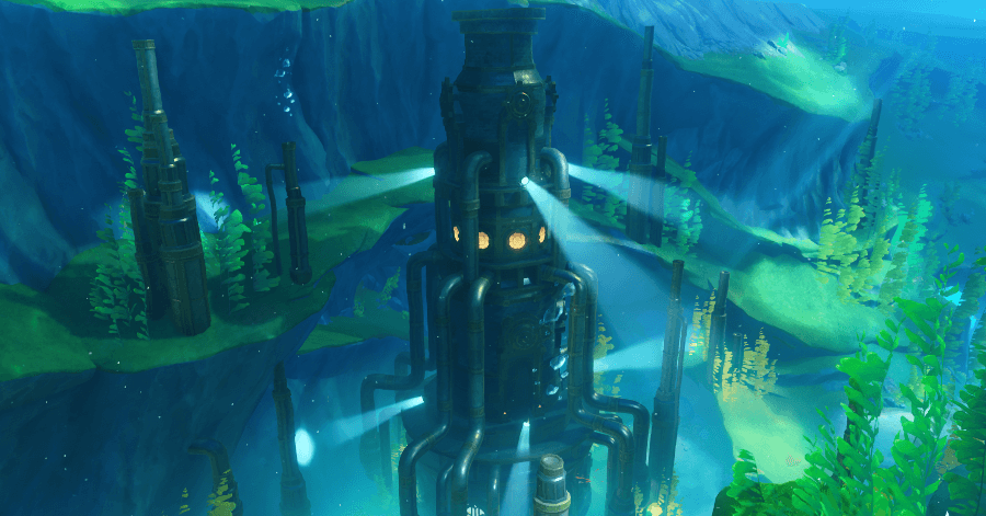 Genshin Impact - Searchlights Point Down