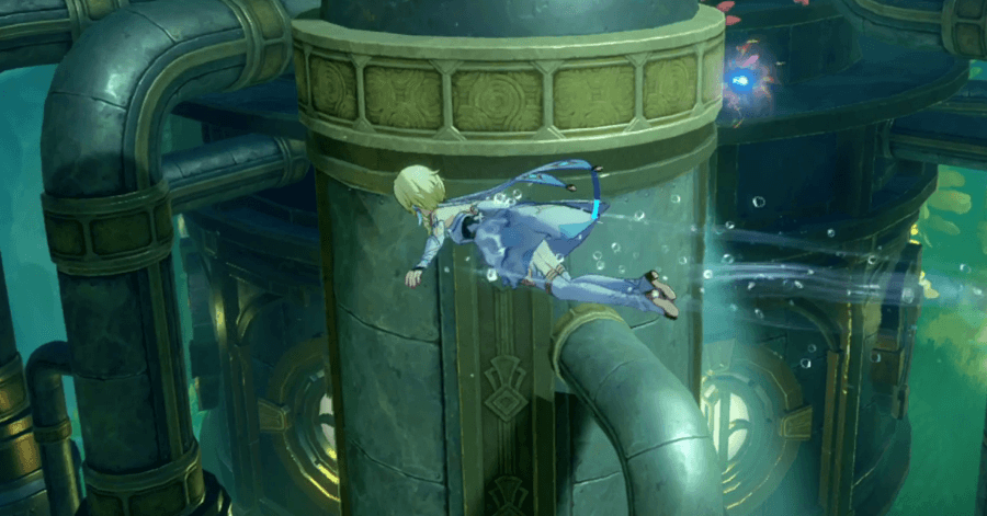 Genshin Impact - Using Surroundings as Cover