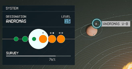 Starfield - Andromas V-b Planet Location