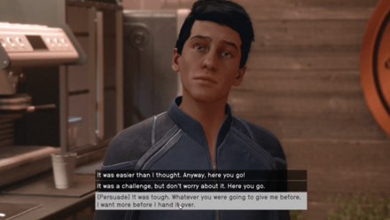 Starfield - Persuade Kumar for More Credits